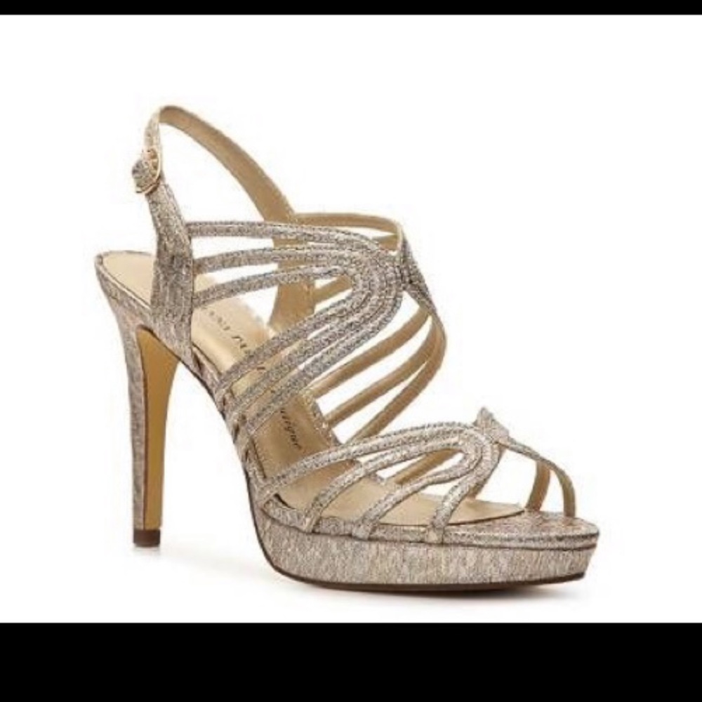 Adrianna Papell Gold Heels